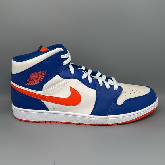 Air Jordan 1 Mid Game Royal Rush Orange FD1029-400 Men\'s Sz 18 main image 7